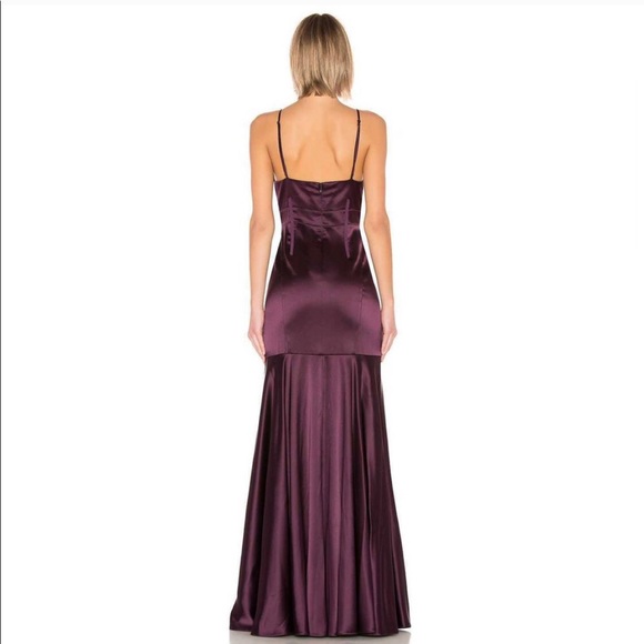 Jill Stuart vneck bones satin dress - Picture 3 of 3